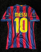 Barcelona 2009/10 Retro-Trikot - Messi #10 (+Patches)