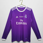 Chemise rétro à manches longues extérieur Real Madrid 2016/17