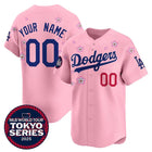 Dodgers x Takashi Murakami Tokyo Series 2025 Pink Jersey