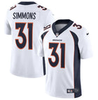 Vapor Limited Denver Broncos White Jersey