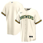 Milwaukee Brewers Nike Creme Jersey 