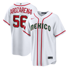 Maillot blanc du stade à domicile de la Classique mondiale de baseball 2026 de l'équipe de baseball du Mexique