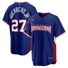 Maillot bleu du stade à domicile de la Classique mondiale de baseball 2026 de l'équipe de baseball de la République dominicaine