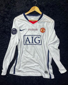 Manchester United Auswärtstrikot 2008/09 Retro - Ronaldo #7 (+Patches)