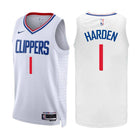 Nike-Trikot der LA Clippers, weiß – James Harden 1