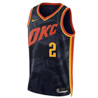 Maillot noir Shai Gilgeous-Alexander édition City des Oklahoma City Thunder