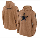 Dallas Cowboys Sweatshirt mit dem Aufdruck „Gruß an die Verdienste der Cowboys“