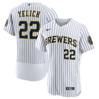 Milwaukee Brewers Weißes Authentic Jersey 