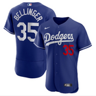 Authentisches blaues Trikot der Los Angeles Dodgers 