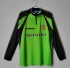 Manchester United 98/99 Torwart-Retro-Trikot – Langarm