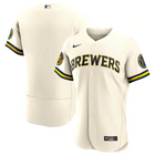 Milwaukee Brewers Creme Authentic Jersey 