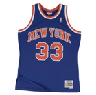 New York Knicks Mitchell & Ness Hardwood Classics Swingman Trikot 1991/92 Blau 
