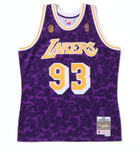 BAPE X Los Angeles Lakers Mitchell & Ness Hardwood Classics 1993 Swingman Jersey 
