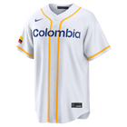 Colombia Baseball White 2026 World Baseball Classic Home Stadium Jersey