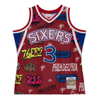 Swingman Slap Sicker Philadelphia 76ers Mitchell & Ness 1996/97 Jersey