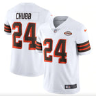 Maillot blanc rétro des Cleveland Browns